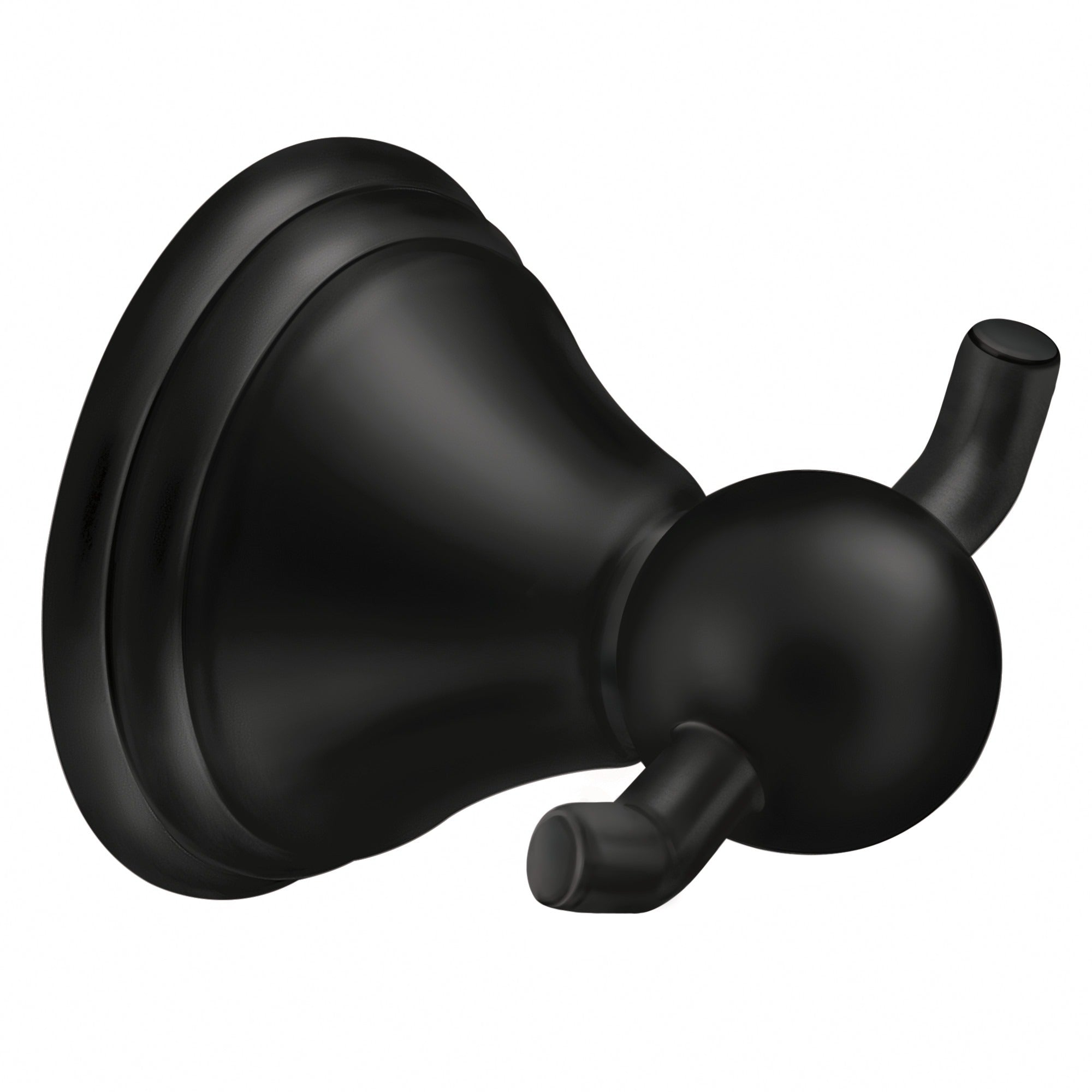 MOEN Moen DN8403BL Preston Double Robe Hook Matte Black