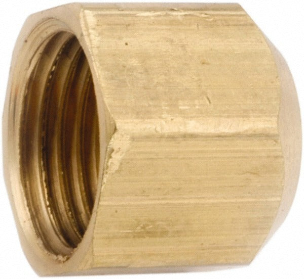ANDERSON METALS Anderson Metals 754040-08 Brass Flared Tube Cap 1/2 in 45 Deg