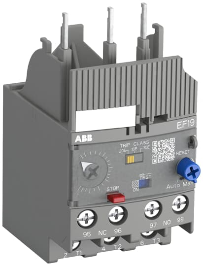 ABB EF19-6.3 OLR, Fla Range: 1.9, 6.3 A Trip Type: Electronic