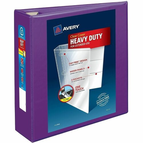 AVERY Avery AVE79810 View Binder 3 Inch Purple 8.5x11