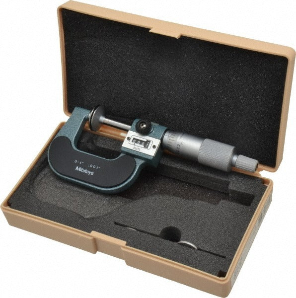 MITUTOYO Mitutoyo 223-125 Mechanical Disc Micrometer 0-1 in