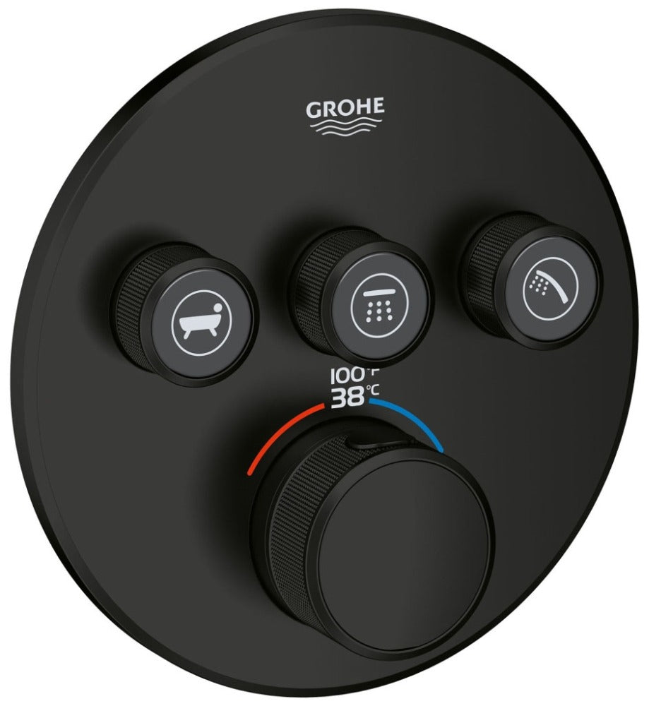 GROHE Grohe 291382430 Thermostatic Valve Trim (Triple Function)