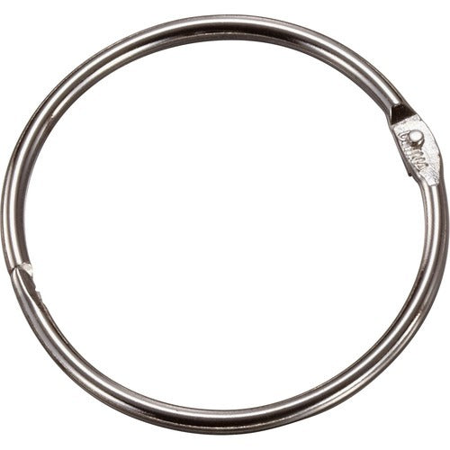 OFFICEMATE Officemate OIC99704 Metal Book Rings 2 Inch Silver 50-pack