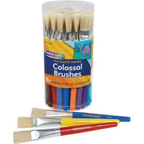 PACON Pacon PAC5167 Flat Paint Brush Set 30 Pack
