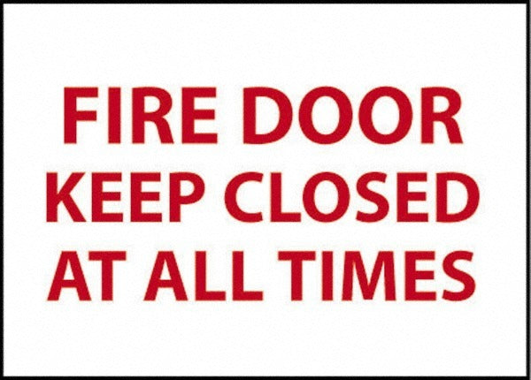 ACCUFORMNMC Accuformnmc M31RB Fire Door Keep Closed Sign 14x10