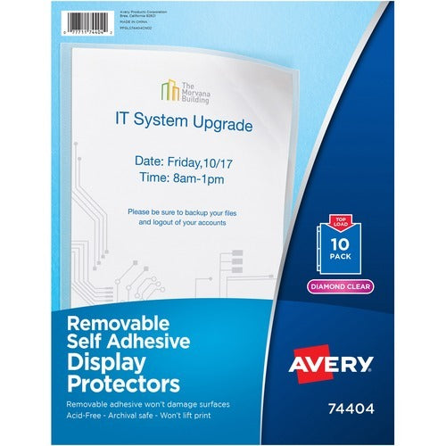 AVERY Avery AVE74404 Sheet Protectors Clear Acid-free 10-pack