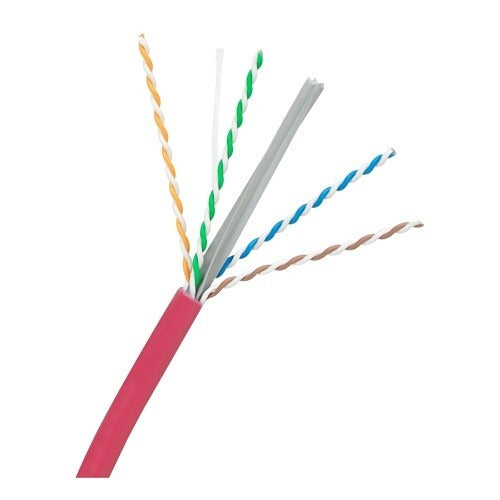 WIREPATH Wirepath NST-CAT6-1000-RED Cat 6 Riser Cable Red