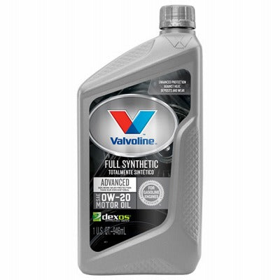 VALVOLINE Valvoline VV916 Full Synthetic Motor Oil 0W-20 1 Qt