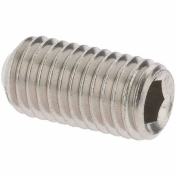 VALUE COLLECTION Value Collection 93972 Set Screw 1/4-28x1/2 Cup Point Ss 18-8 50pk