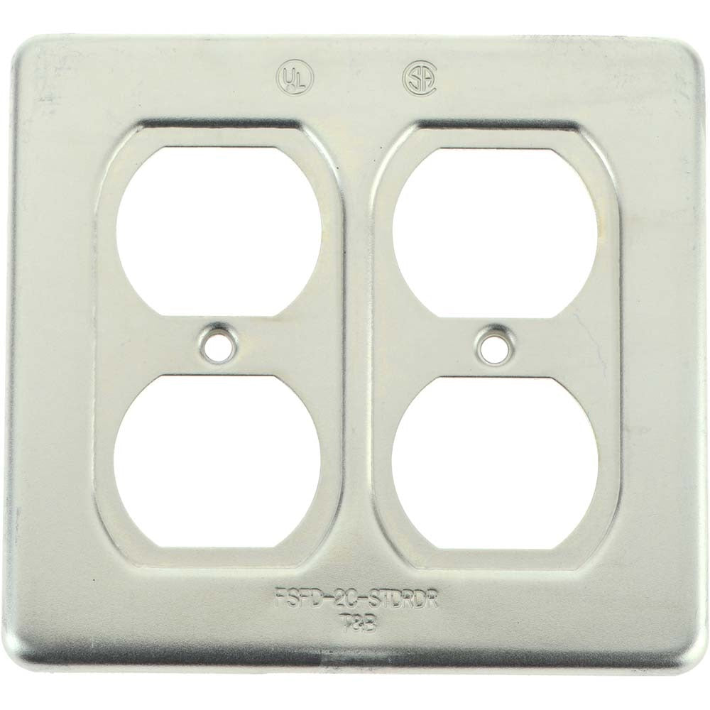 THOMAS & BETTS Thomas Betts S232-TB Device Electrical Box Cover Steel