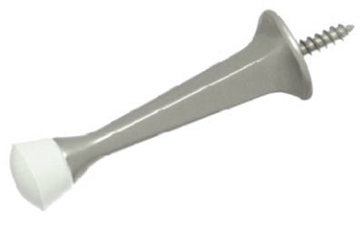 NATIONAL HARDWARE National Mfg N331-363 Square Rigid Door Stop 3in Satin Nickel 5pk