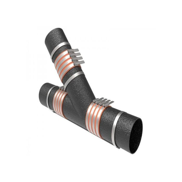 HOLDRITE Holdrite 117-15X8WR-G No-Hub Wye Reducer Branch and Sanitary Tee Fitting Restraint (15 x 8 in)