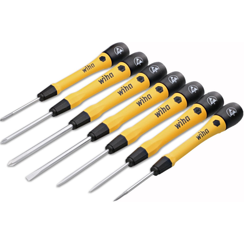 WIHA Wiha 27392 Screwdriver Set 7 Piece Phillips Slotted