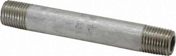 MERIT BRASS Merit Brass 6504-350 Ss Pipe Nipple 1/4 in Sch 80 316 316L