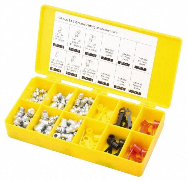 PRO-LUBE Pro-lube GFTGC/KITSAE100 100-piece Grease Fitting Set