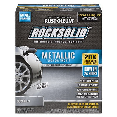 RUST-OLEUM Rust-oleum 286893 Metallic Garage Floor Coating Kit