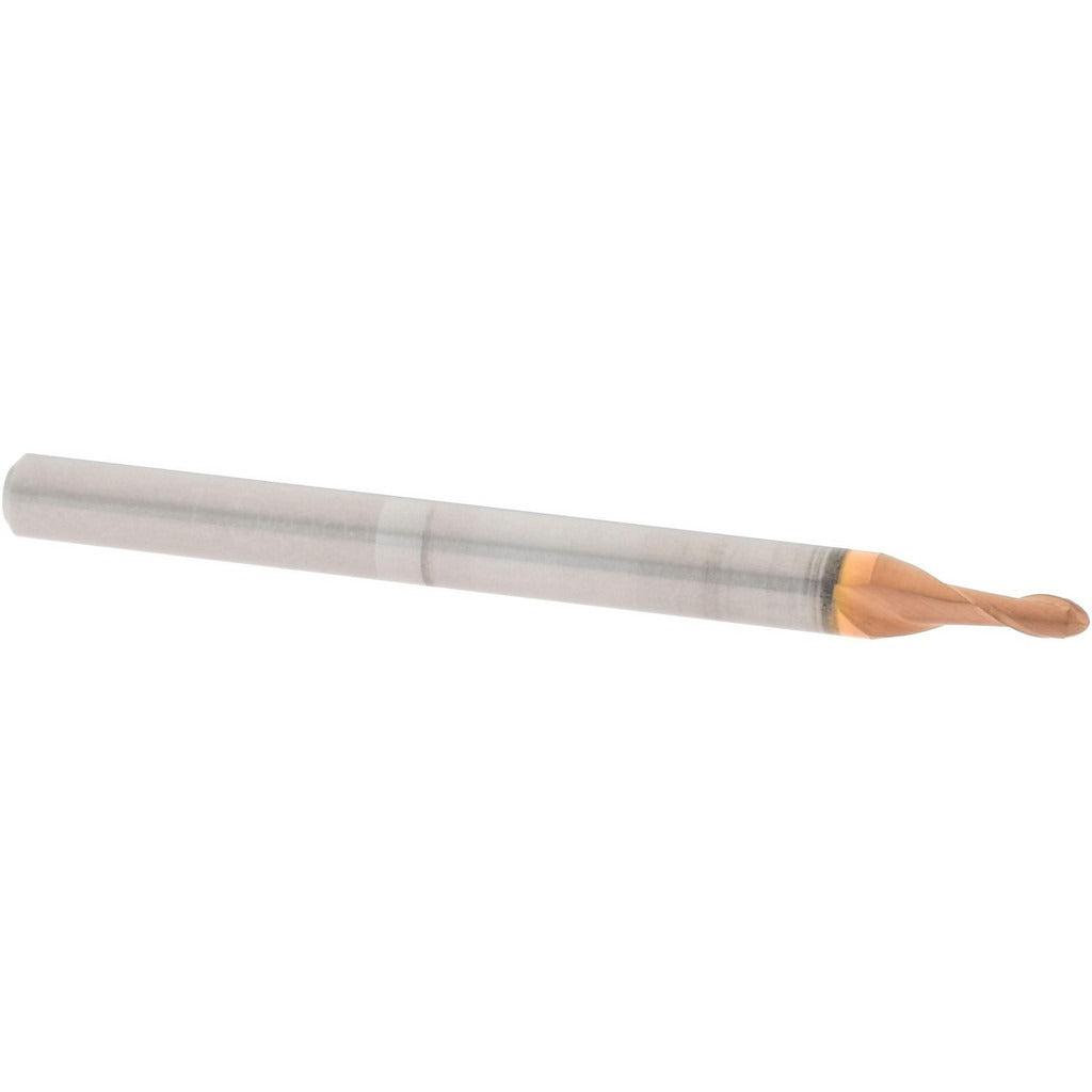ACCUPRO Accupro 12184068 Ball End Mill 0.059 in 2 Flute Carbide Ticn