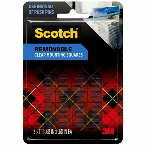 3M 3M MMM859 Double-sided Foam Mounting Squares 35 Pack