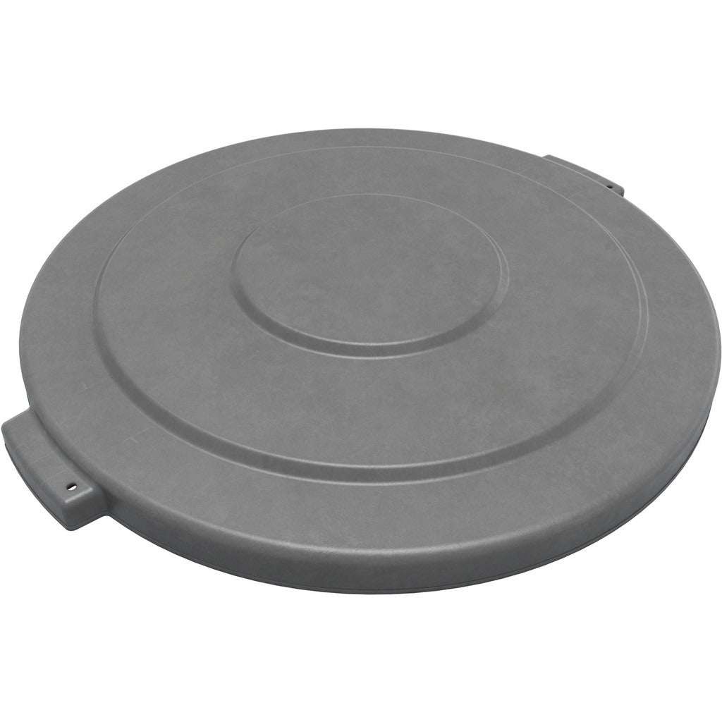 CARLISLE HARDCAST Carlisle 84104523 Flat Round Lid 44 Gal Gray Hdpe 3-pack