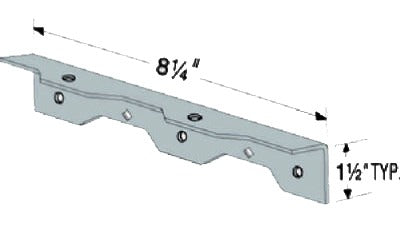 SIMPSON STRONG-TIE Simpson Strong Tie TA9Z-R 9 Inch Staircase Angle Z-max