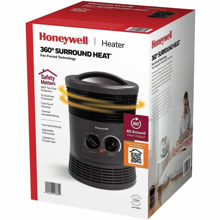 HONEYWELL Honeywell HWLHHF360VV2 360 Surround Heater 1500 W (360-degree) HHF360VV2