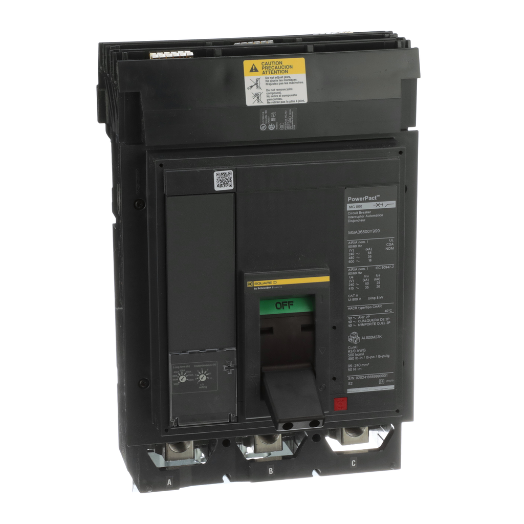 SCHNEIDER ELECTRIC MGA36800E10 CIRCUIT BREAKERS