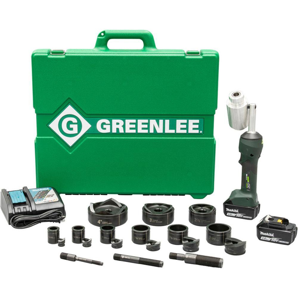GREENLEE Greenlee LS100X11SB4X Hydraulic Knockout Set 17 Piece