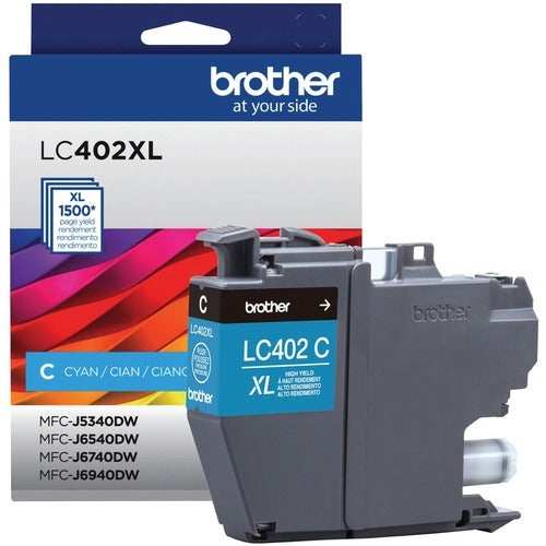 BROTHER Brother BRTLC402XLCS High Yield Cyan Ink Cartridge
