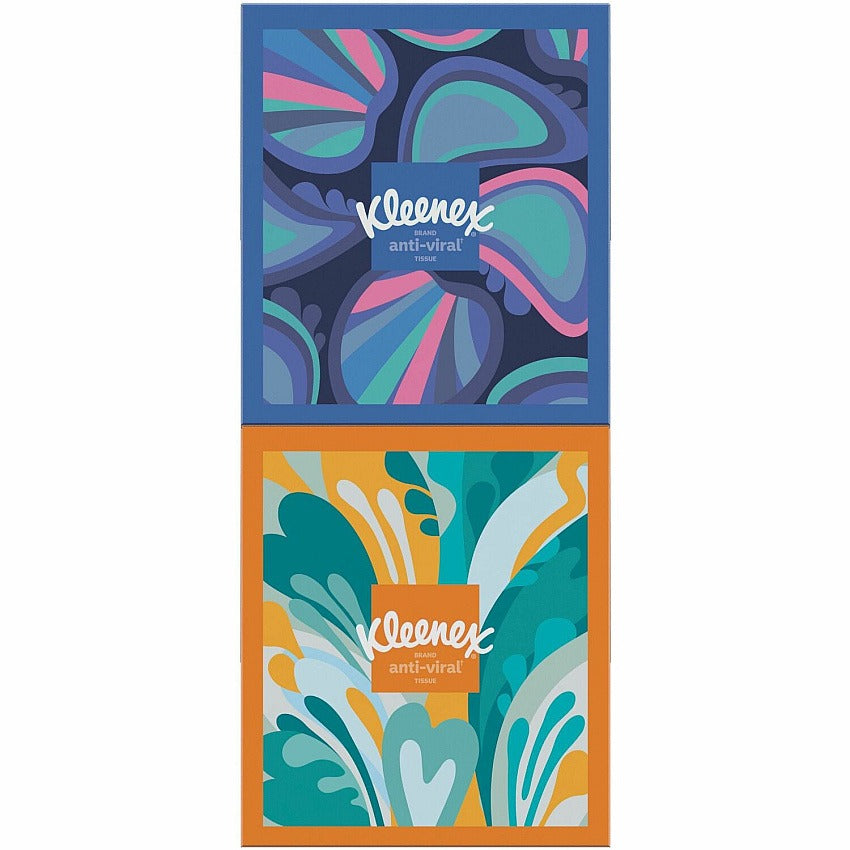 KIMBERLY-CLARK Kimberly-Clark KCC54506 Anti-viral Facial Tissue 55/Box 4 Pack Upright