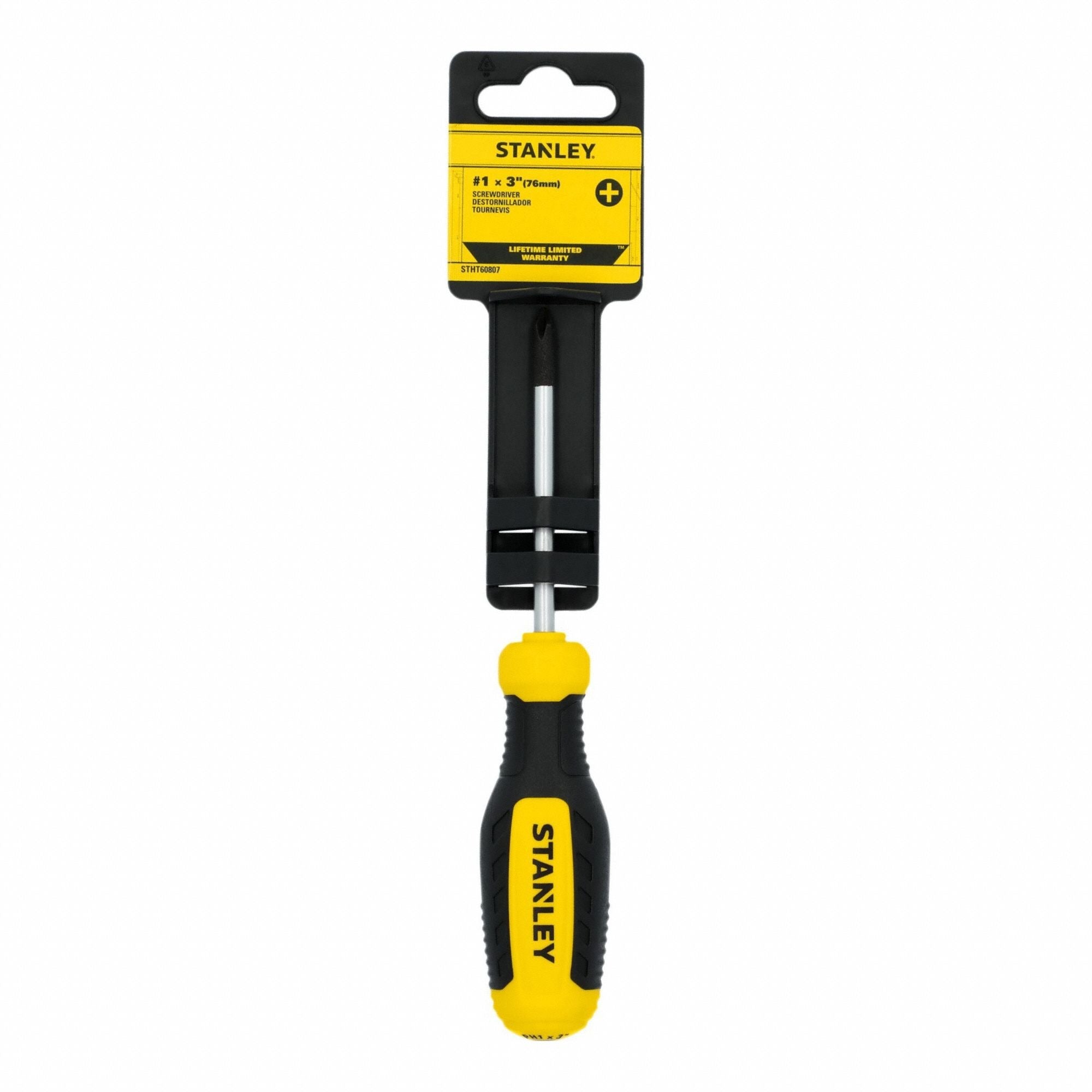 STANLEY Stanley STHT60807 Chrome Vanadium Steel Screwdriver #1 Tip 9 in Overall