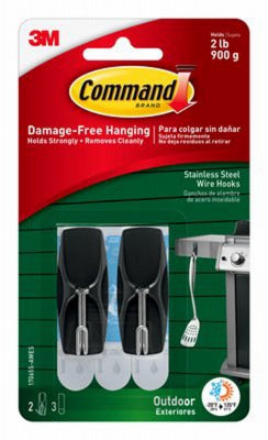 3M 3M Company 17065S-AWES Outdoor Wire Hooks 2 Count