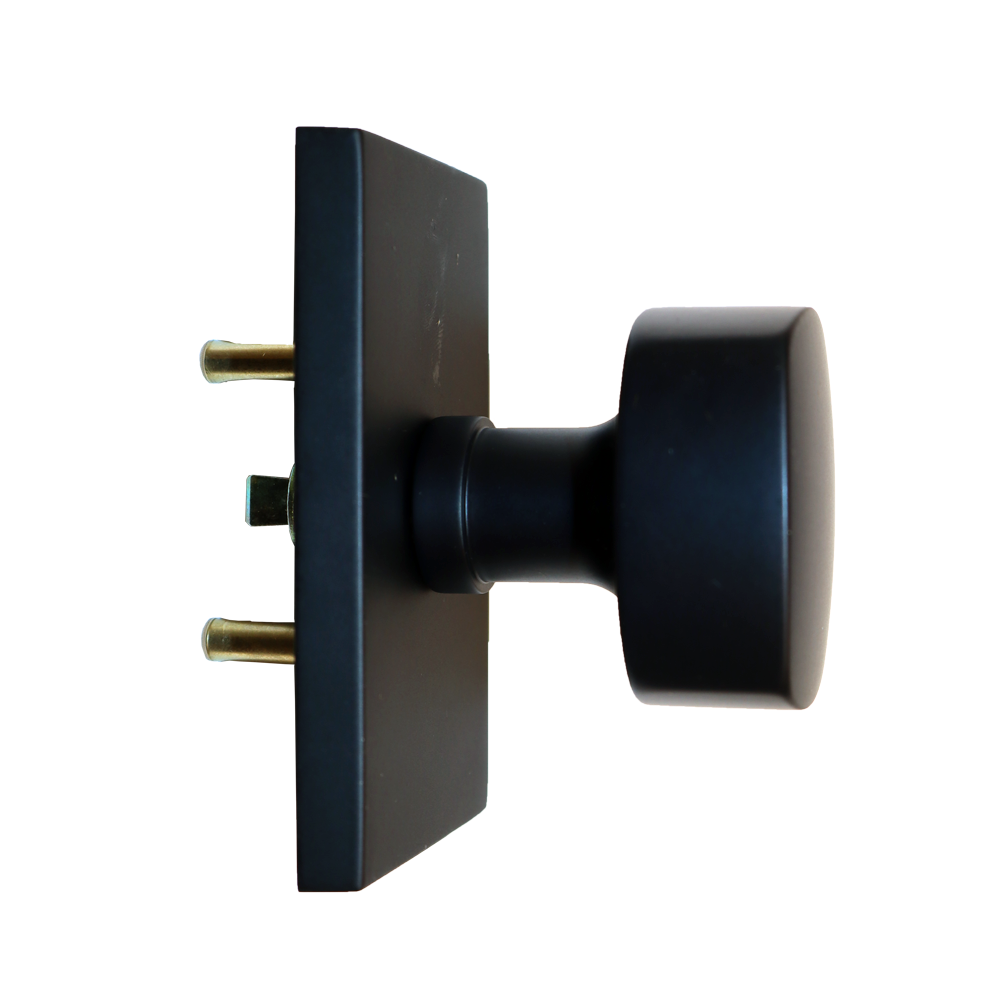 EMTEK Emtek 5112FRKUS19 Freestone Knob Passage Set Flat Black