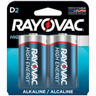 RAYOVAC Rayovac 813-2 GENK.01 D Alkaline Battery 2 Pack