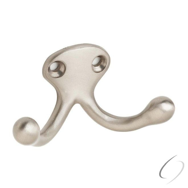 IVES Ives 582B15 Double Wardrobe Hook Satin Nickel Brass