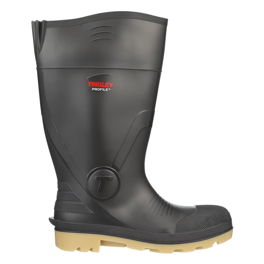 TINGLEY Tingley 51154 Knee Boot Size 11 15 in Plain Toe Pvc