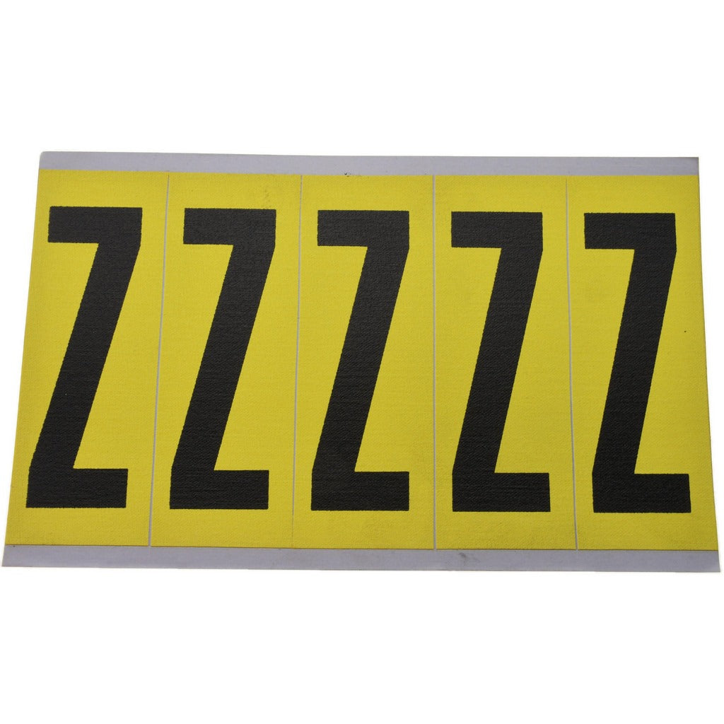 STRANCO Stranco SB7-Z Vinyl Letter Label 5 Inch Z Legend