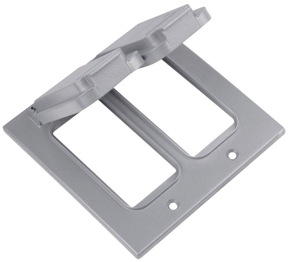 MULBERRY METAL PRODUCTS Mulberry Metal Products 30452 W/P 2-GFCI Cover 2G R-DOT 2CCG