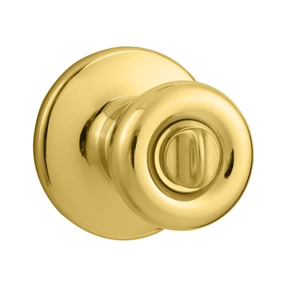 KWIKSET Kwikset CP300T-3 Tylo Knob Privacy Lock Bright Brass