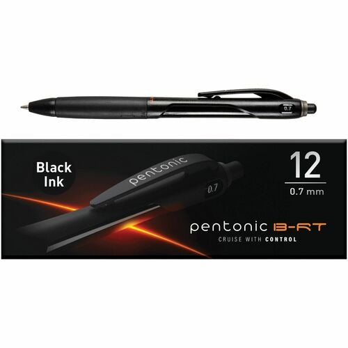 PENTONIC Pentonic PNTPEN12120 Ballpoint Pen 0.7mm Black Dozen