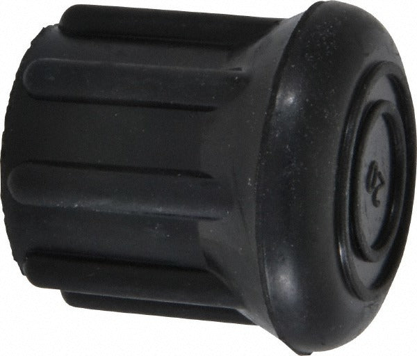VALUE COLLECTION Value Collection IRCT-1-BKN Rubber Crutch Tip 1 in Id
