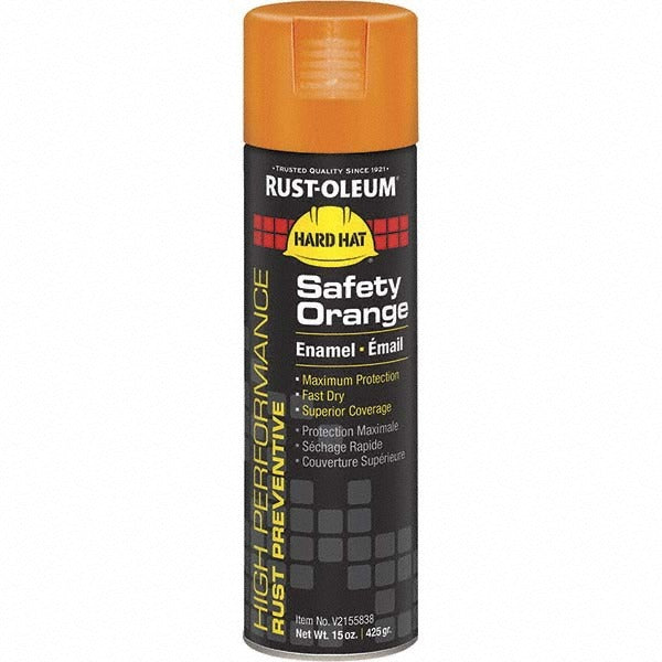 RUST-OLEUM Rust-oleum V2155838 Enamel Spray Paint Safety Orange