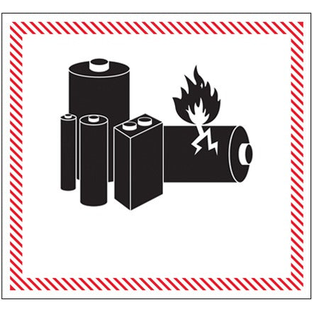 BSC PREFERRED Bsc Preferred DL1397 Pressure-sensitive Hazmat Labels