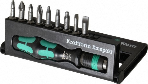 WERA Wera 05056653001 Mini-allround Bit Screwdriver Set 10 Pc