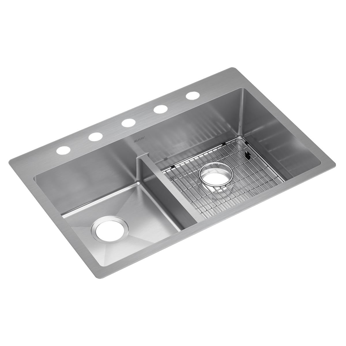 BSC PREFERRED Bsc Preferred ECTSRA33229TBG5 33in Double Bowl Sink Kit