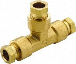 PARKER Parker 164HD-4 Brass Compression Tube Union 2100 Psi
