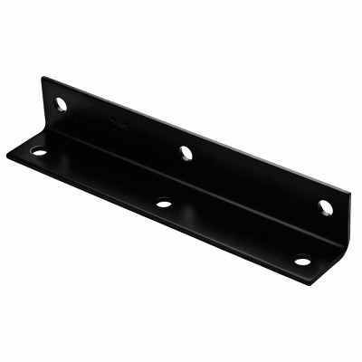 NATIONAL HARDWARE National Mfg N351-487 Corner Brace 1.6x9 in Black 5 Pack