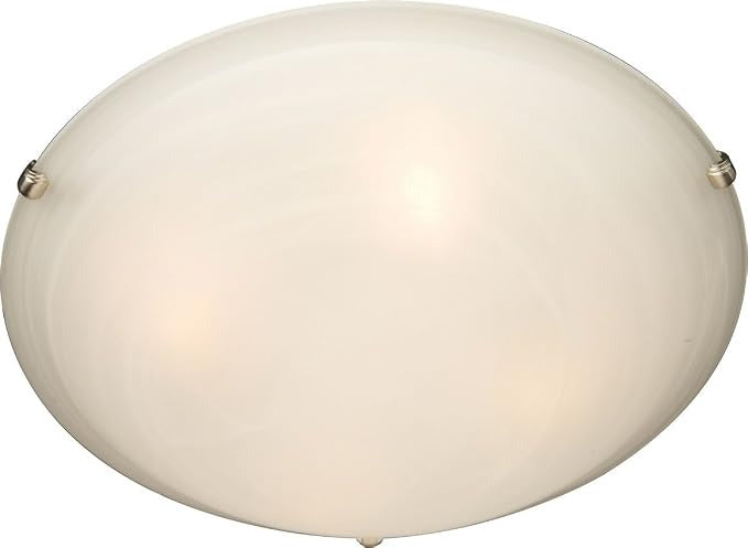 MAXIM LIGHTING Maxim Lighting 2680MRSN Malaga 2-Light Flush Mount 120W (12.5 Inch)