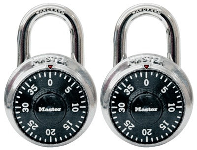 MASTER LOCK Master Lock Co 1500T Combination Padlock 2 Pack