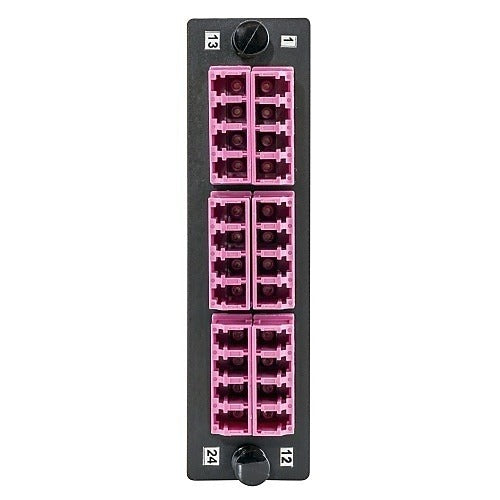 HUBBELL Hubbell Premise Wiring FSPLCQS6H4VI Fiber Adapter Panel