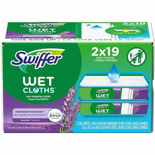PROCTER & GAMBLE Bsc Preferred PGC00743 Wet Mop Cloths Lavender 2 Count